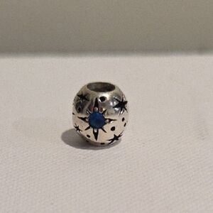 Chamilia Disney Silver and Blue Crystal Charm